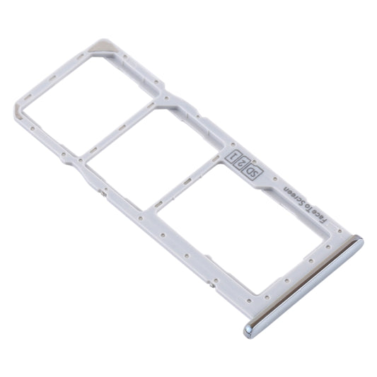 SIM Card Tray + SIM Card Tray + Micro SD Card Tray for Motorola One (P30 Play) XT1941(Silver) by buy2fix