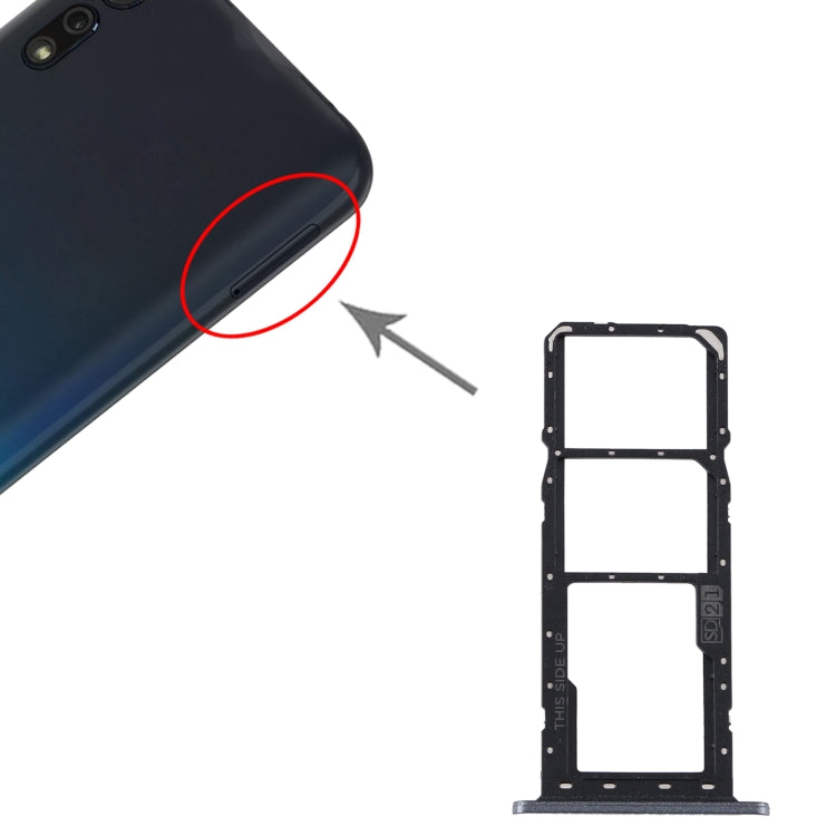 SIM Card Tray + SIM Card Tray + Micro SD Card Tray for Motorola Moto E6 Plus/Moto E6s (2020)/AGA0004/PAGA0004IN/PAGA0033IN/PAGA0033 (Grey) by buy2fix