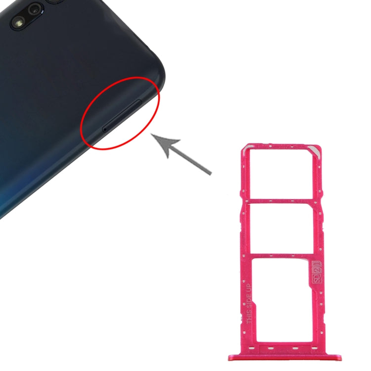 SIM Card Tray + SIM Card Tray + Micro SD Card Tray for Motorola Moto E6 Plus/Moto E6s (2020)/AGA0004/PAGA0004IN/PAGA0033IN/PAGA0033 (Red) by buy2fix