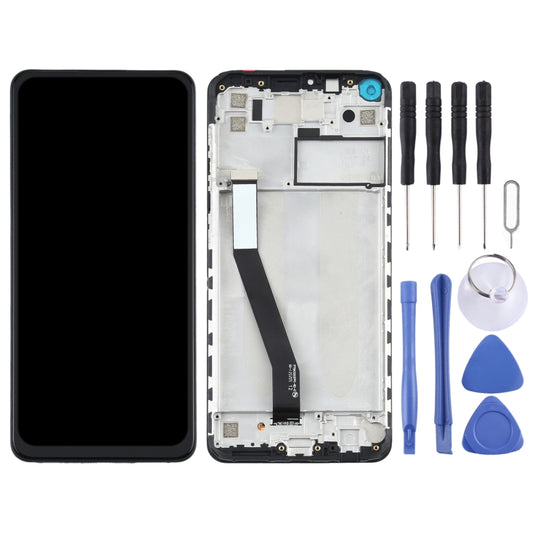 TFT LCD Screen for Xiaomi Redmi Note 9 /Redmi 10X 4G Digitizer Full Assembly with Frame(Black) by buy2fix