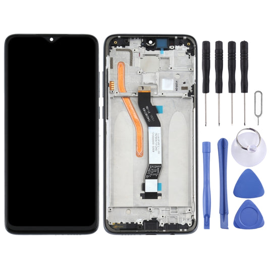 TFT LCD Screen for Xiaomi Redmi Note 8 Pro Single SIM Digitizer Full Assembly with Frame(Black) by buy2fix