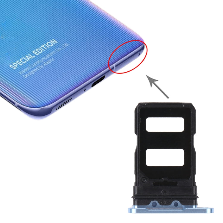 SIM Card Tray + SIM Card Tray for Xiaomi Mi 11 (Green) by buy2fix