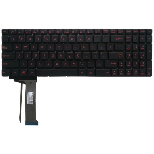US Version Keyboard with Keyboard Backlight for Asus GL552 GL552J GL552JX GL552V GL552VL GL552VW N552VW N552VX G771JM G771JW(Black) by buy2fix
