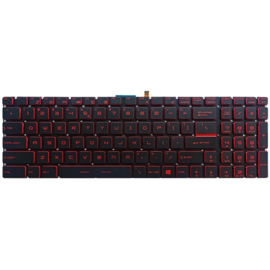 US Version Keyboard with Backlight for MSI GT62 GT72 GE62 GE72 GS60 GS70 GL62 GL72 GP62 GT72S GP72 GL63 GL73 (Red) by buy2fix