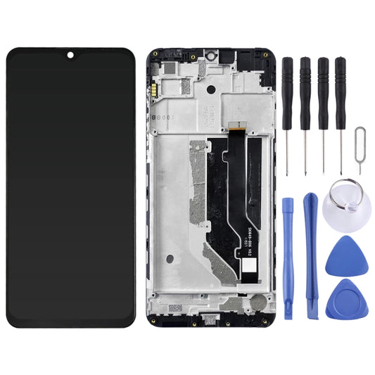 OEM LCD Screen For ZTE 20 Smart V2050 Digitizer Full Assembly with Frame(Black) by buy2fix