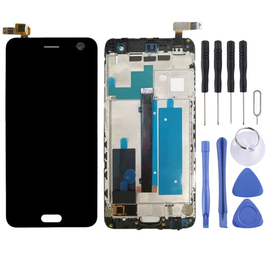 OEM LCD Screen For ZTE Blade V8 BV0800 Digitizer Full Assembly with Frame(Black) by buy2fix