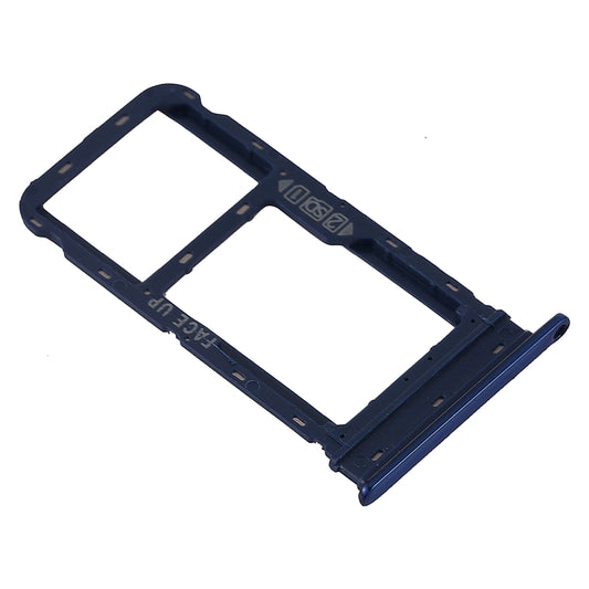 SIM Card Tray + SIM Card Tray / Micro SD Card Tray for Motorola Moto G8 Power (Blue) by buy2fix