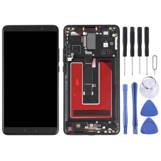 Original OLED LCD Screen for Huawei Mate 10 Digitizer Full Assembly with Frame(Black) by buy2fix
