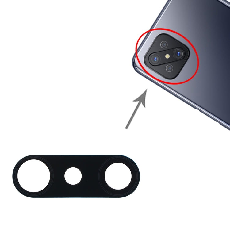For OPPO A92s/Reno4 Z 5G PDKM00 10pcs Back Camera Lens by buy2fix