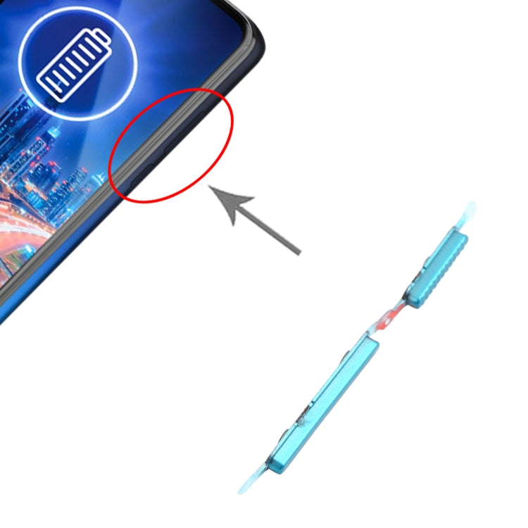 Power Button and Volume Control Button for Motorola Moto G8 Power Lite XT2055-2 (Green) by buy2fix