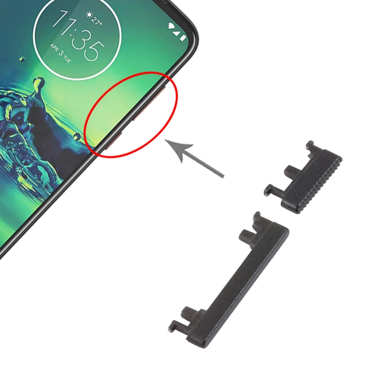 Power Button and Volume Control Button for Motorola Moto G8 Play XT2015 XT2015-2 (Black) by buy2fix