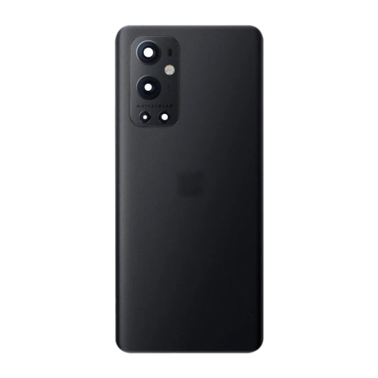 For OnePlus 9 Pro Battery Back Cover With Camera Lens (Black) by buy2fix