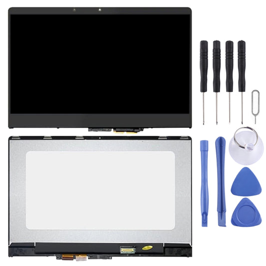 1920 x 1080 FHD OEM LCD Screen for Lenovo YOGA 710-14ISKIKB 5D10M14182 Digitizer Full Assembly with Frame (Black) by buy2fix