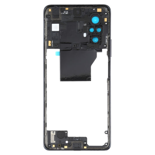 Original Middle Frame Bezel Plate for Xiaomi Redmi Note 10 Pro Max / Redmi Note 10 Pro / Redmi Note 10 Pro (India) M2101K6P M2101K6G M2101K6I(Black) by buy2fix