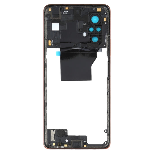 Original Middle Frame Bezel Plate for Xiaomi Redmi Note 10 Pro Max / Redmi Note 10 Pro / Redmi Note 10 Pro (India) M2101K6P M2101K6G M2101K6I(Gold) by buy2fix