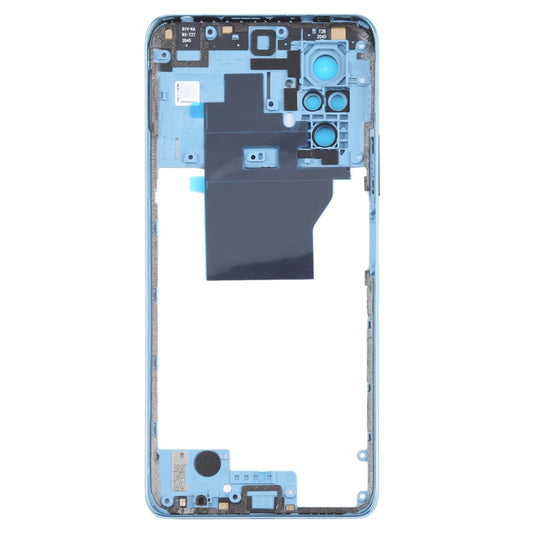 Original Middle Frame Bezel Plate for Xiaomi Redmi Note 10 Pro Max / Redmi Note 10 Pro / Redmi Note 10 Pro (India) M2101K6P M2101K6G M2101K6I(Blue) by buy2fix