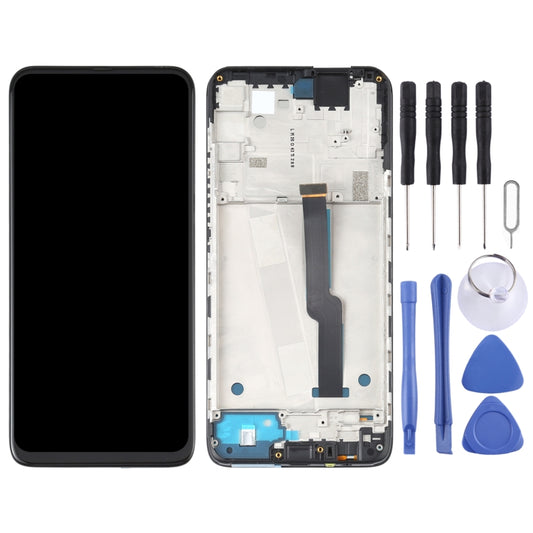 TFT LCD Screen for Motorola One Fusion+ PAKF0002IN Digitizer Full Assembly with Frame (Black) by buy2fix