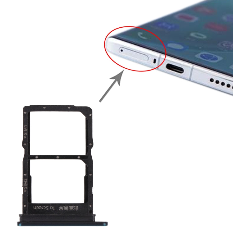 SIM Card Tray + SIM Card Tray for Huawei Nova 8 5G (Green) by buy2fix