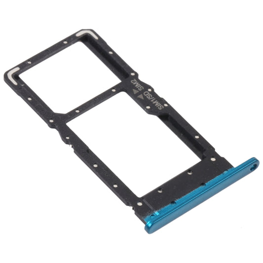 SIM Card Tray + SIM Card Tray / Micro SD Card Tray for Huawei Maimang 9 (Blue) by buy2fix