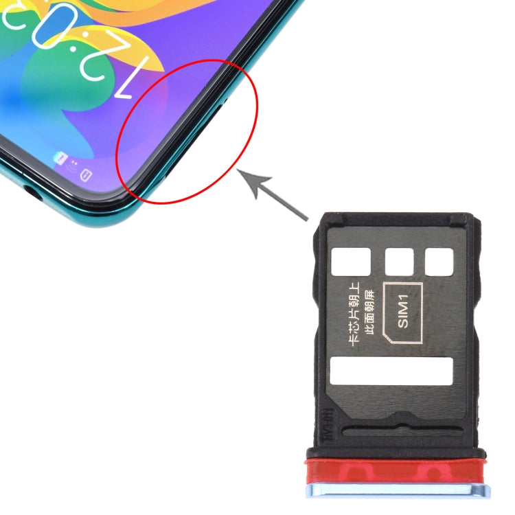 SIM Card Tray + SIM Card Tray for Honor Play4 Pro (Space Silver) by buy2fix