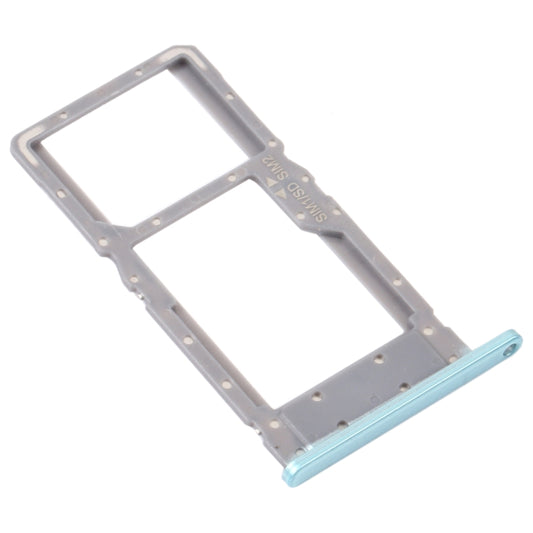 SIM Card Tray + SIM Card Tray / Micro SD Card Tray for Honor Play4 (Phantom Blue) by buy2fix