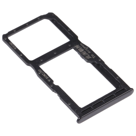 SIM Card Tray + SIM Card Tray / Micro SD Card Tray for Huawei Nova 4e(Black) by buy2fix
