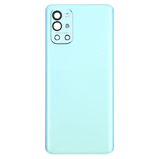 For OnePlus 9R Battery Back Cover With Camera Lens (Blue) by buy2fix