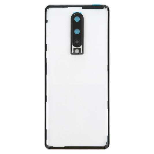 For OnePlus 8 Battery Back Cover With Camera Lens (Transparent) by buy2fix