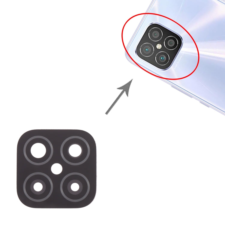 For Huawei Nova 8 SE 10pcs Back Camera Lens (Black) by buy2fix
