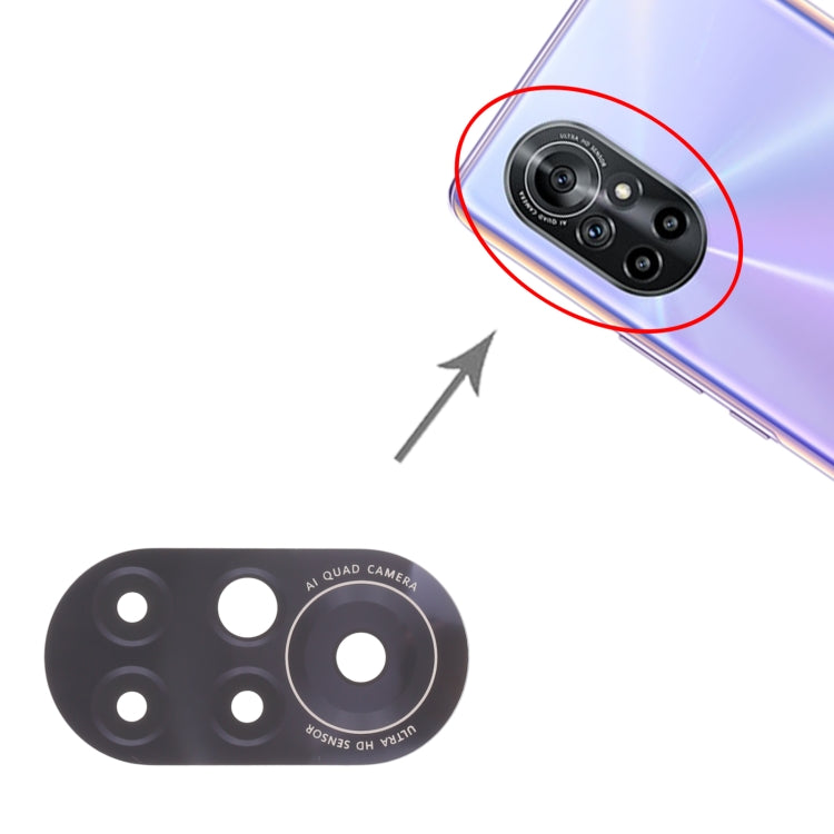 For Huawei Nova 8 5G 10pcs Back Camera Lens by buy2fix