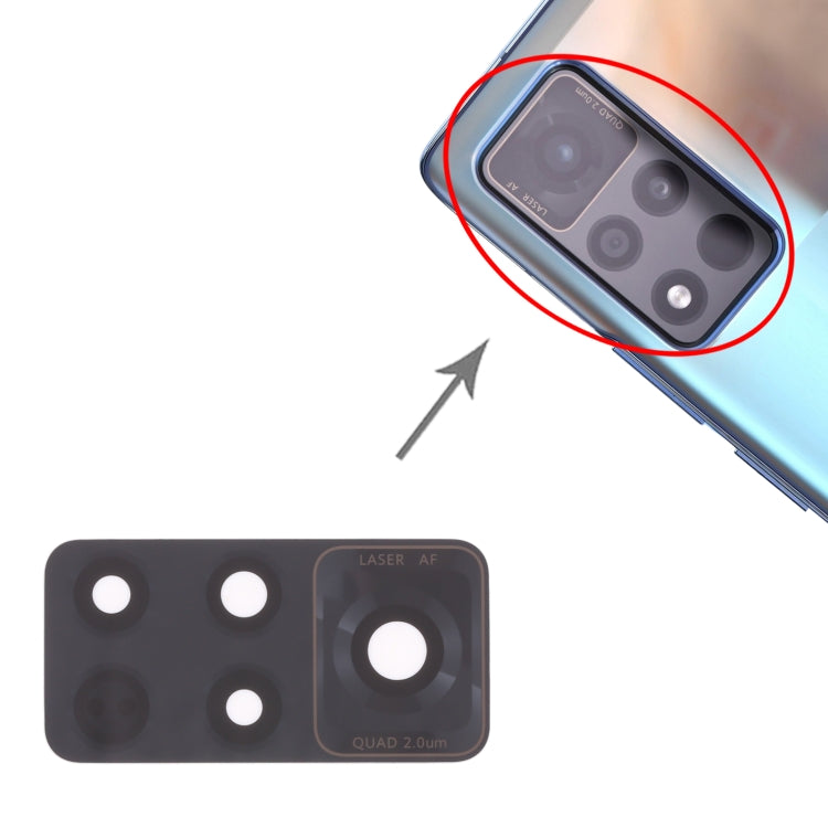 For Honor V40 5G 10pcs Back Camera Lens by buy2fix