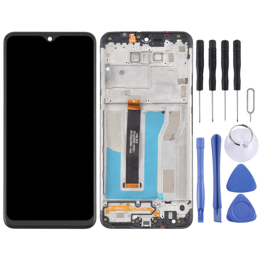 TFT LCD Screen for LG K50S LMX450HM LM-X540 LM-X540BMW LMX540BMW Digitizer Full Assembly with Frame by buy2fix