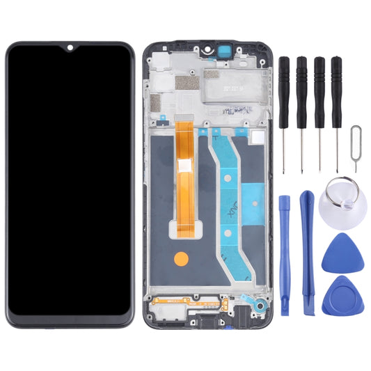 Original LCD Screen and Digitizer Full Assembly With Frame for OPPO Realme C11 RMX2185 by buy2fix