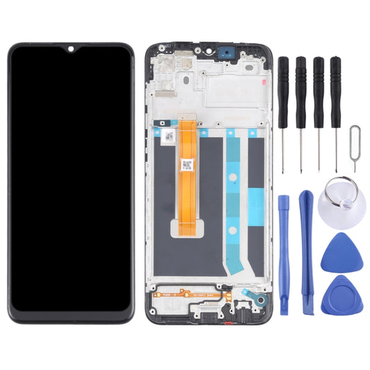 Original LCD Screen and Digitizer Full Assembly With Frame for OPPO A15 / A15S / A35 / A16K CPH2185 CPH2179 PEHM00 by buy2fix