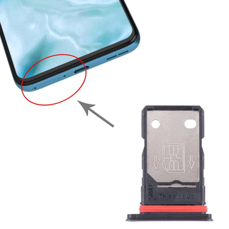 For OnePlus Nord SIM Card Tray + SIM Card Tray (Grey) by buy2fix
