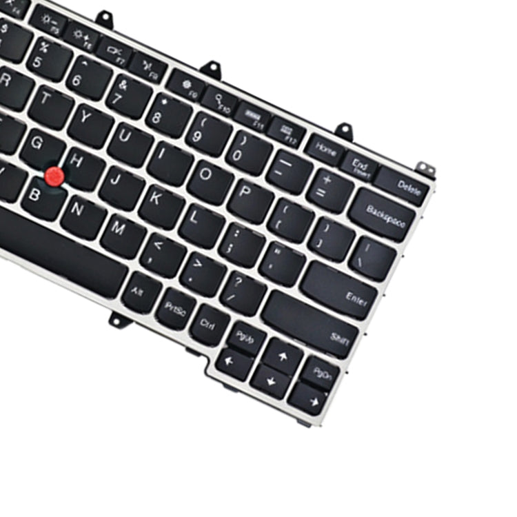 US Version Keyboard With Back Light for Lenovo Thinkpad Yoga 260 / Yoga 370 / X380(Silver) by buy2fix