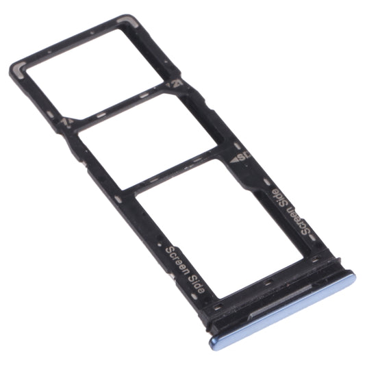 For infinix Note 8 X692 SIM Card Tray + SIM Card Tray + Micro SD Card Tray (Grey) by buy2fix