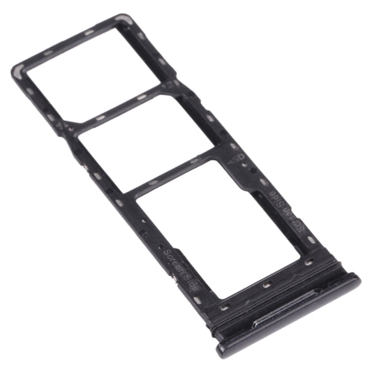 For infinix Smart 5 X657 X657C SIM Card Tray + SIM Card Tray + Micro SD Card Tray (Black) by buy2fix