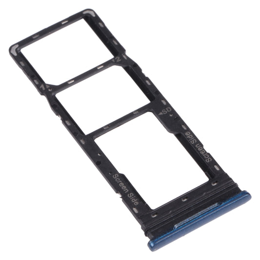 For infinix Smart 5 X657 X657C SIM Card Tray + SIM Card Tray + Micro SD Card Tray (Blue) by buy2fix
