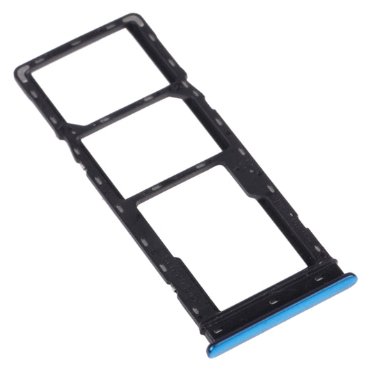 For infinix S5 X652 SIM Card Tray + SIM Card Tray + Micro SD Card Tray (Blue) by buy2fix