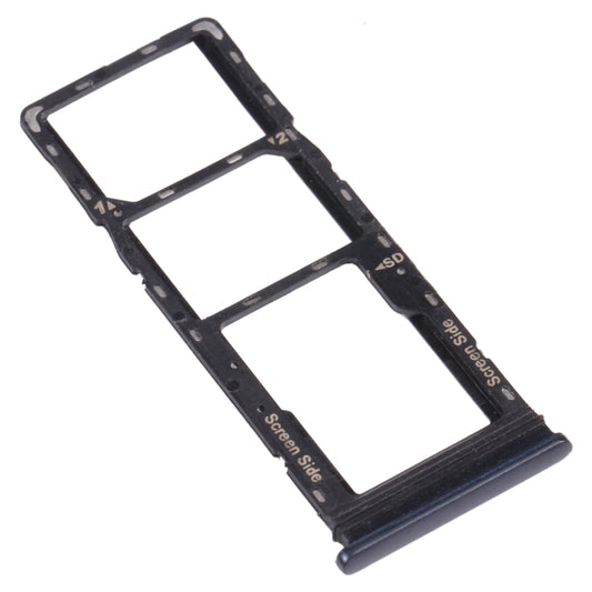 For Infinix Note 8i X683 SIM Card Tray + SIM Card Tray + Micro SD Card Tray (Blue) by buy2fix