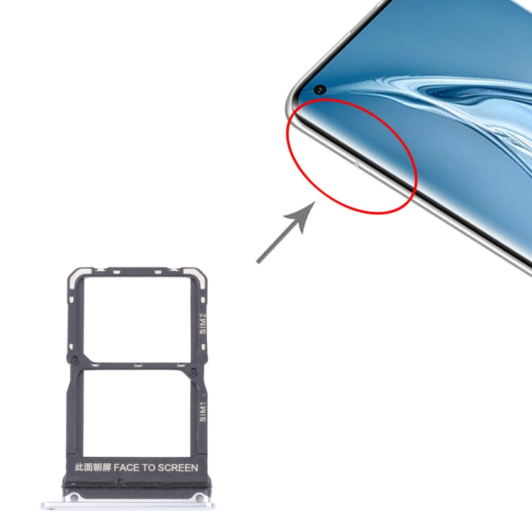 SIM Card Tray + SIM Card Tray for Xiaomi Mi 10S (Silver) by buy2fix
