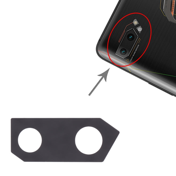 Back Camera Lens for Asus ROG Phone II ZS660KL (Black) by buy2fix