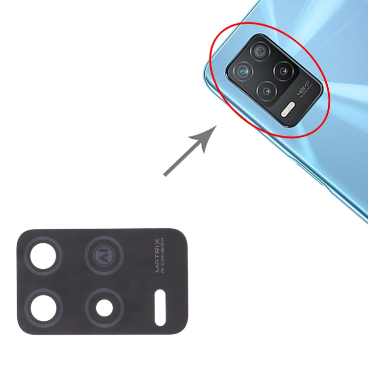 For OPPO Realme 8 5G RMX3241 10pcs Back Camera Lens by buy2fix