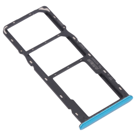 For OPPO Realme 5i RMX2030, RMX2032 SIM Card Tray + SIM Card Tray + Micro SD Card Tray (Green) by buy2fix