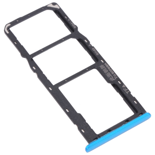 For OPPO A12 CPH2083, CPH2077 SIM Card Tray + SIM Card Tray + Micro SD Card Tray (Blue) by buy2fix
