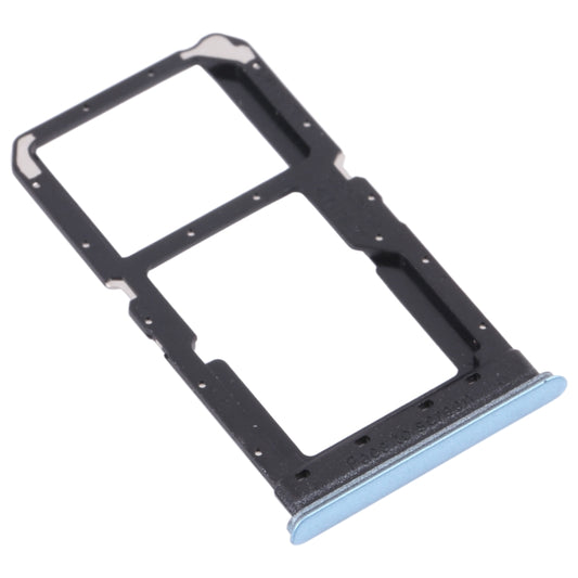 For OPPO K7X / Realme V5 / Realme Q2 PERM00 SIM Card Tray + SIM Card Tray / Micro SD Card Tray (Blue) by buy2fix