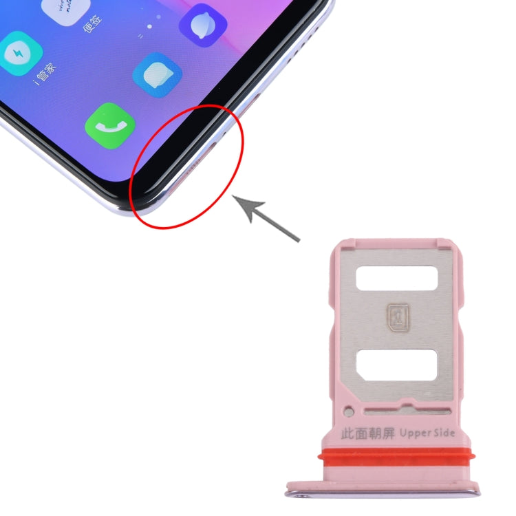 For vivo S6 5G V1962A, V1962BA SIM Card Tray + SIM Card Tray (Gold) by buy2fix