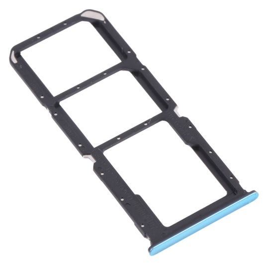 For OPPO A74 5G / A54 5G / A93 PCGM00, PEHM00 SIM Card Tray + SIM Card Tray + Micro SD Card Tray(Blue) by buy2fix