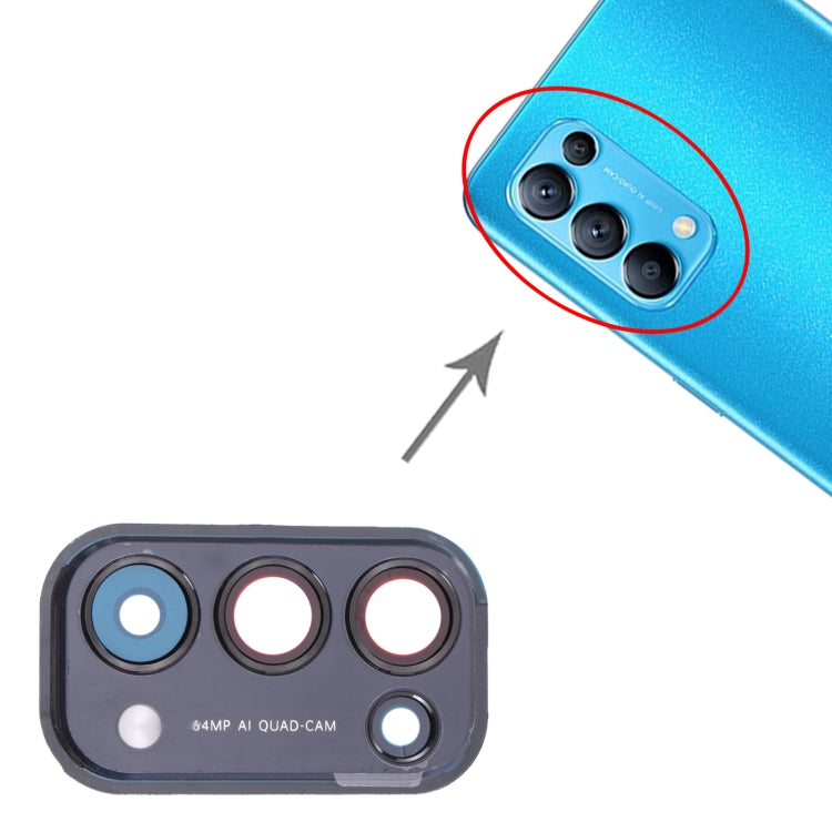 For OPPO Reno5 5G PEGM00, PEGT00, CPH2145 Camera Lens Cover (Black) by buy2fix